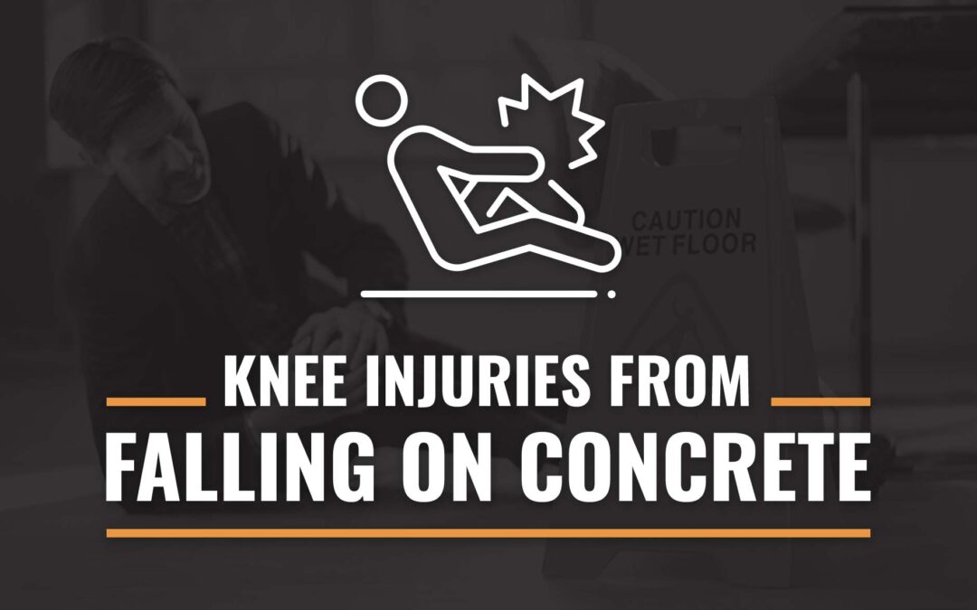 Concrete Knee Injury
