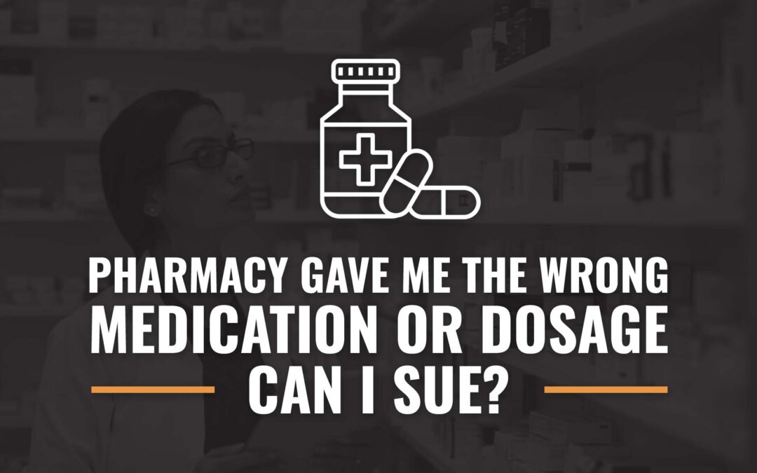 pharmacy wrong medication or dosage